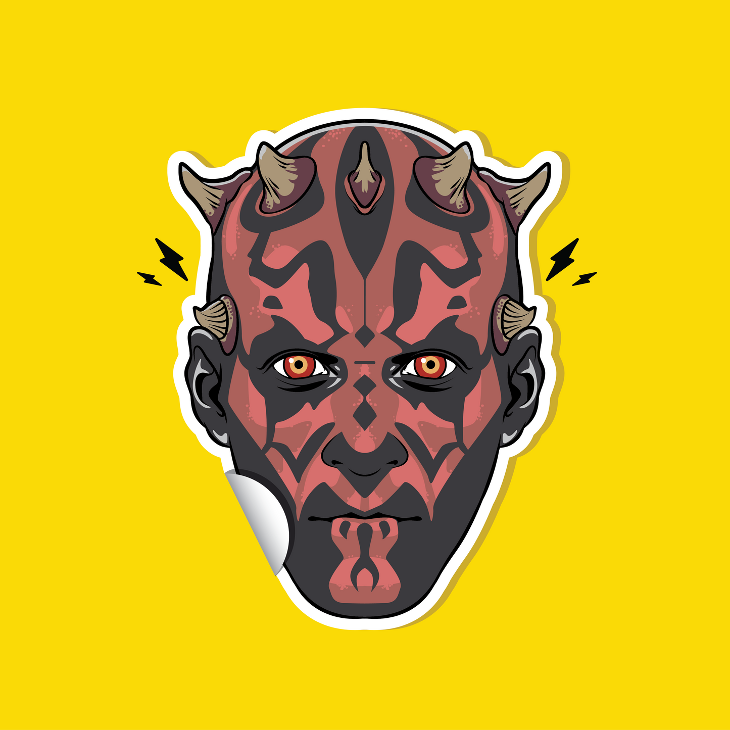 Darth Maul 4 inch Sticker