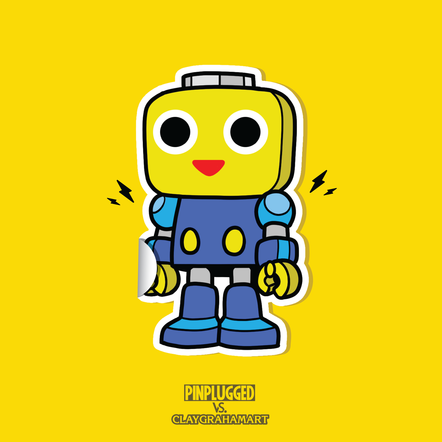 Servbot 3 inch sticker