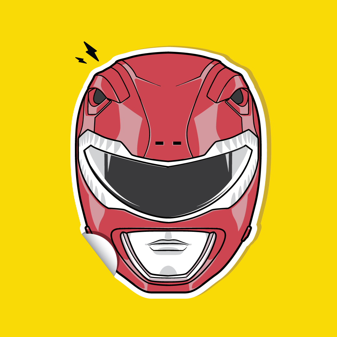 Mmpr Jason 4 inch sticker