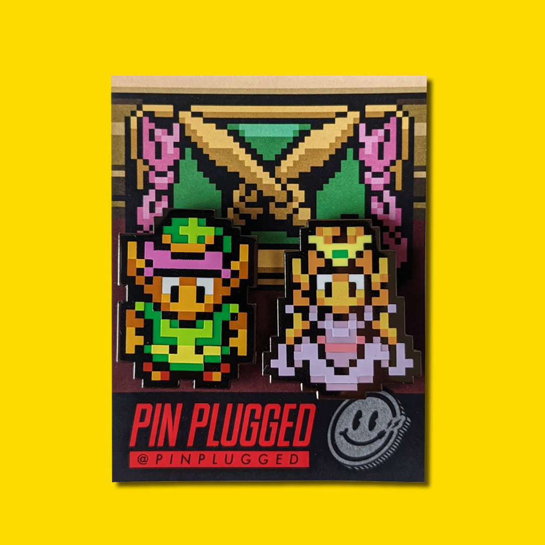 NES - Hylian Pixel enamel pin set