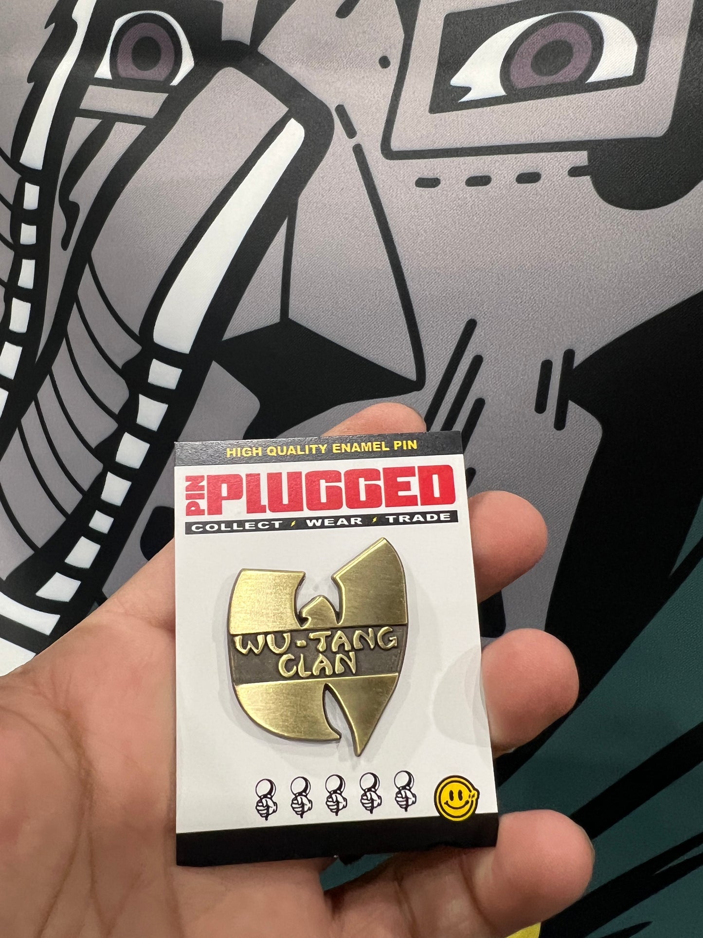 36 Chambers enamel pin
