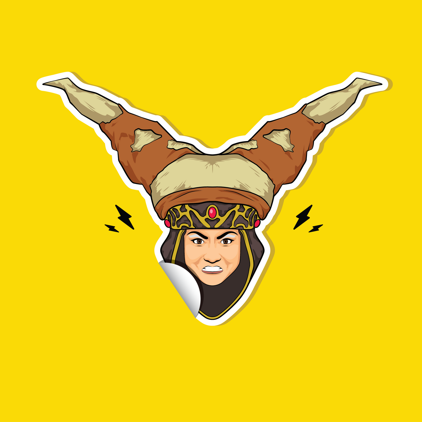 Mmpr Rita 4 inch sticker