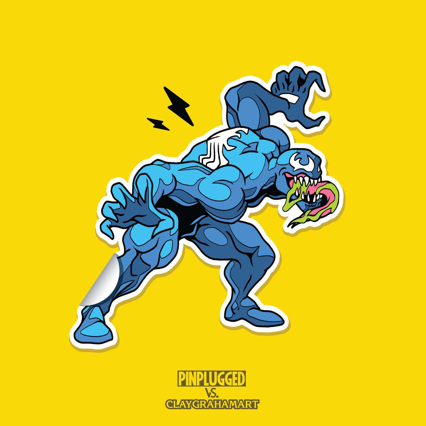 Venom 4 inch sticker