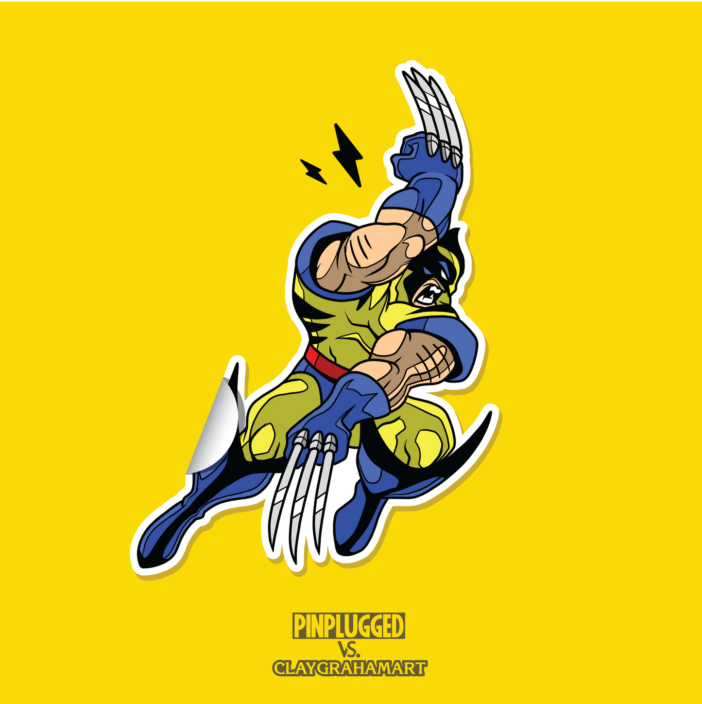 Wolverine 4 inch sticker