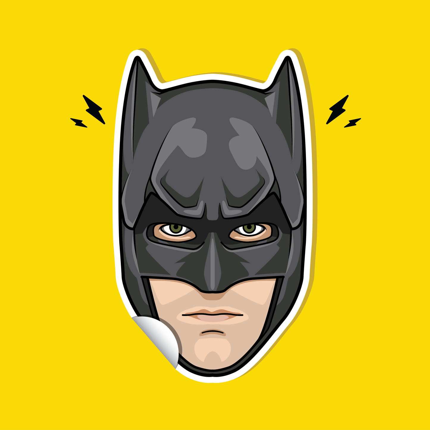 Ben Affleck 4 inch sticker