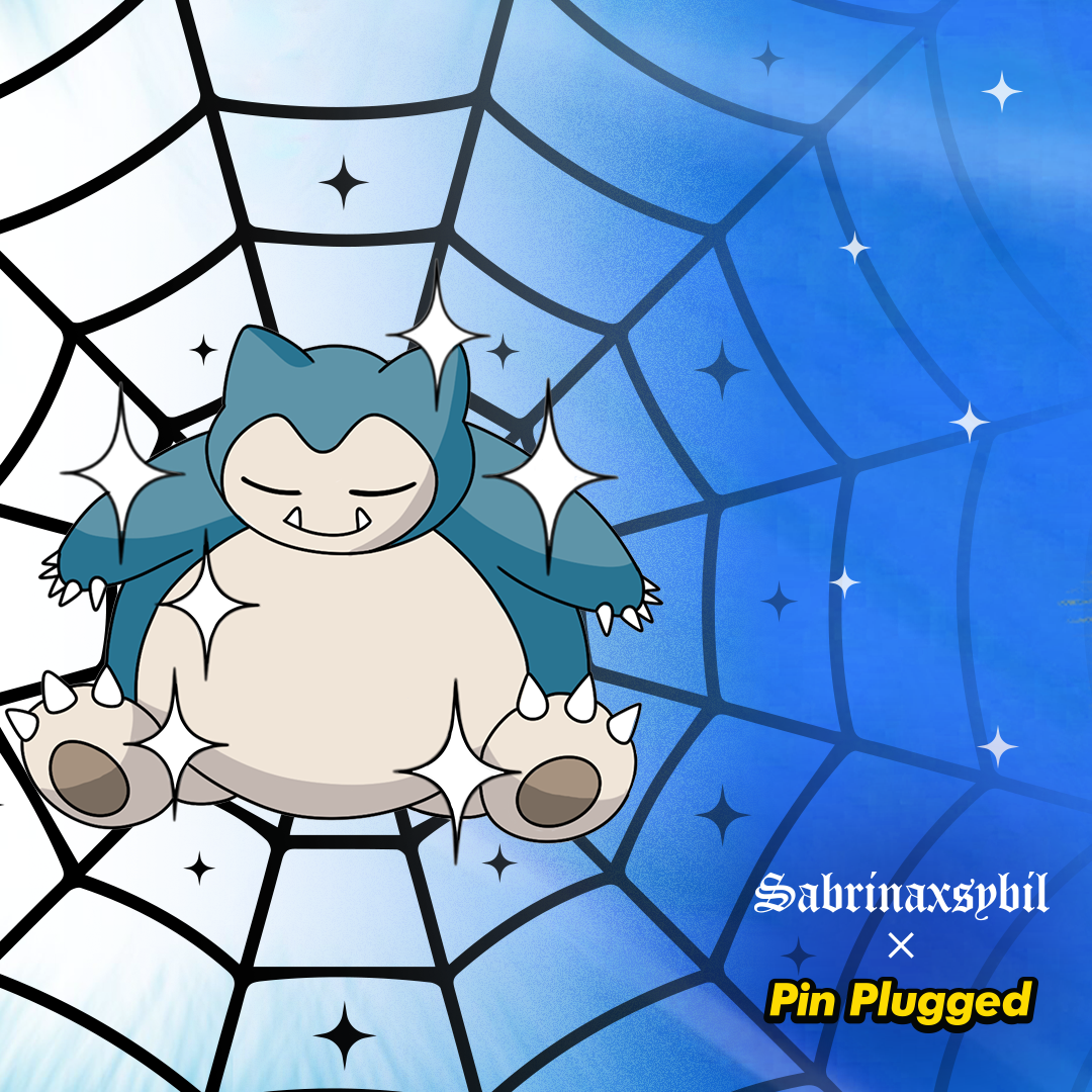 Snorlax Enamel Pin - Sabrina x Pin Plugged Collab