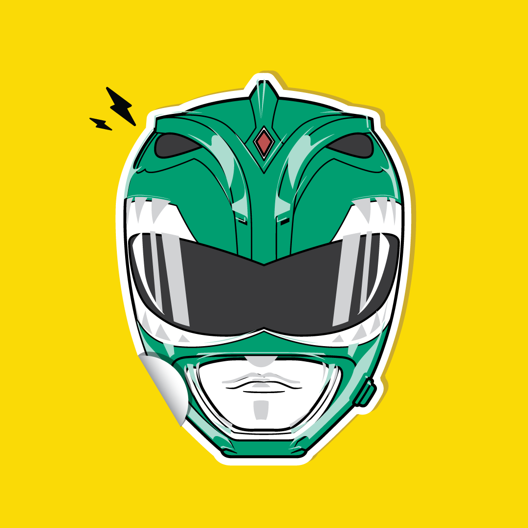 Mmpr OG Tommy 4 inch sticker