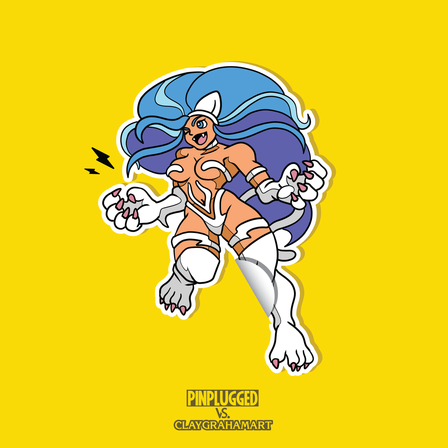 Felicia 4 inch sticker