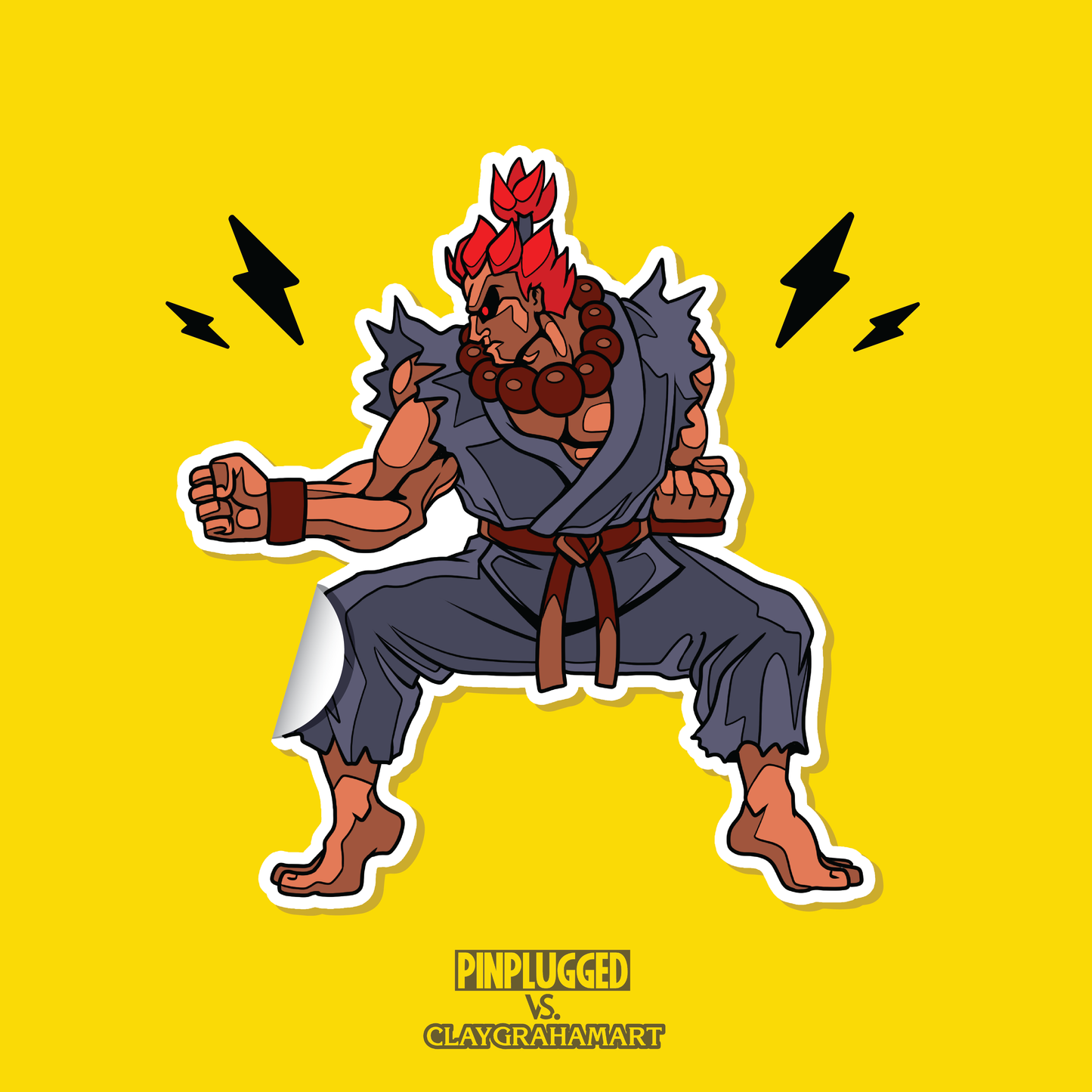 Akuma 4 inch sticker