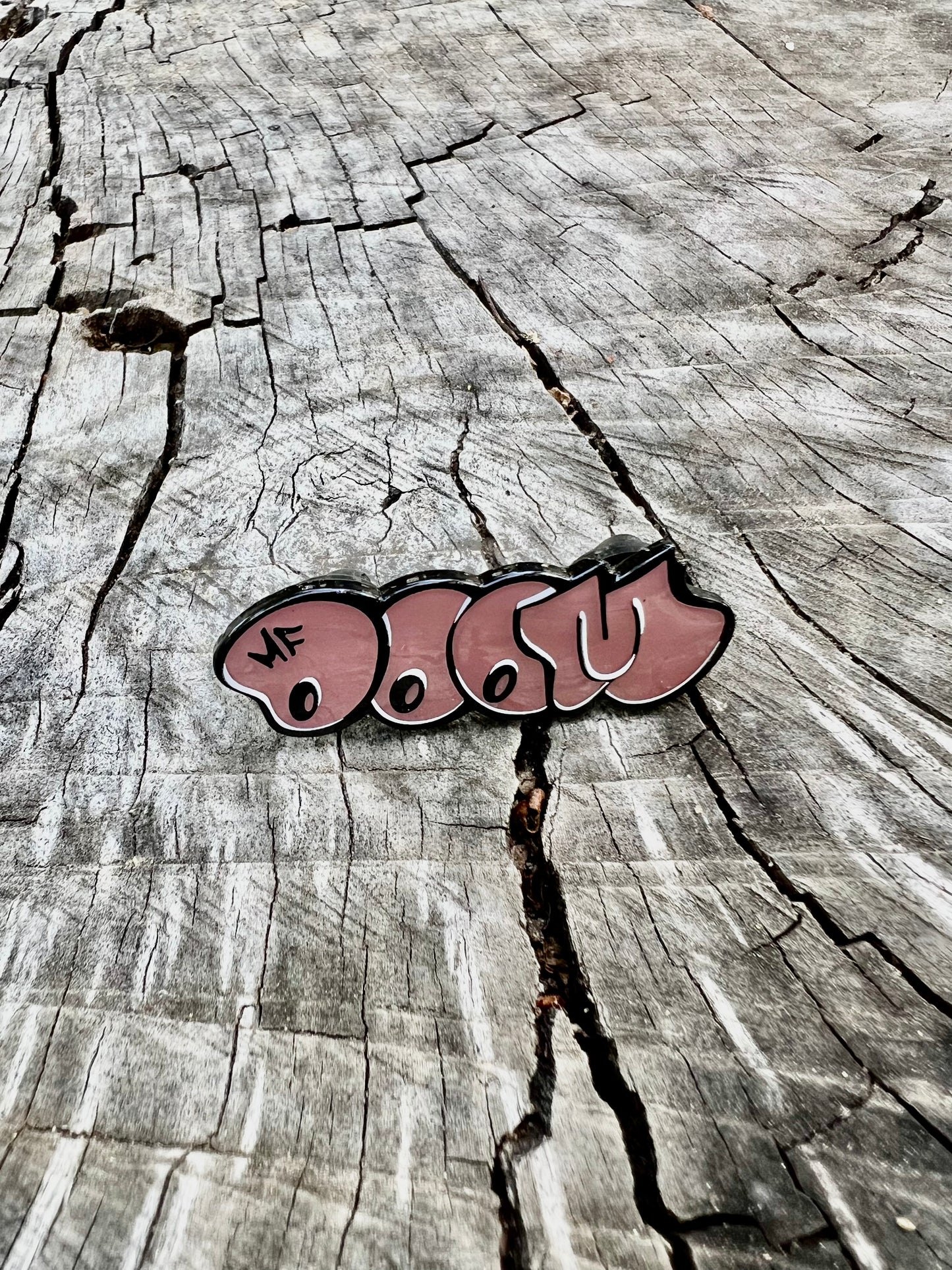 Hip Hop - DOOM Spell Out enamel pin