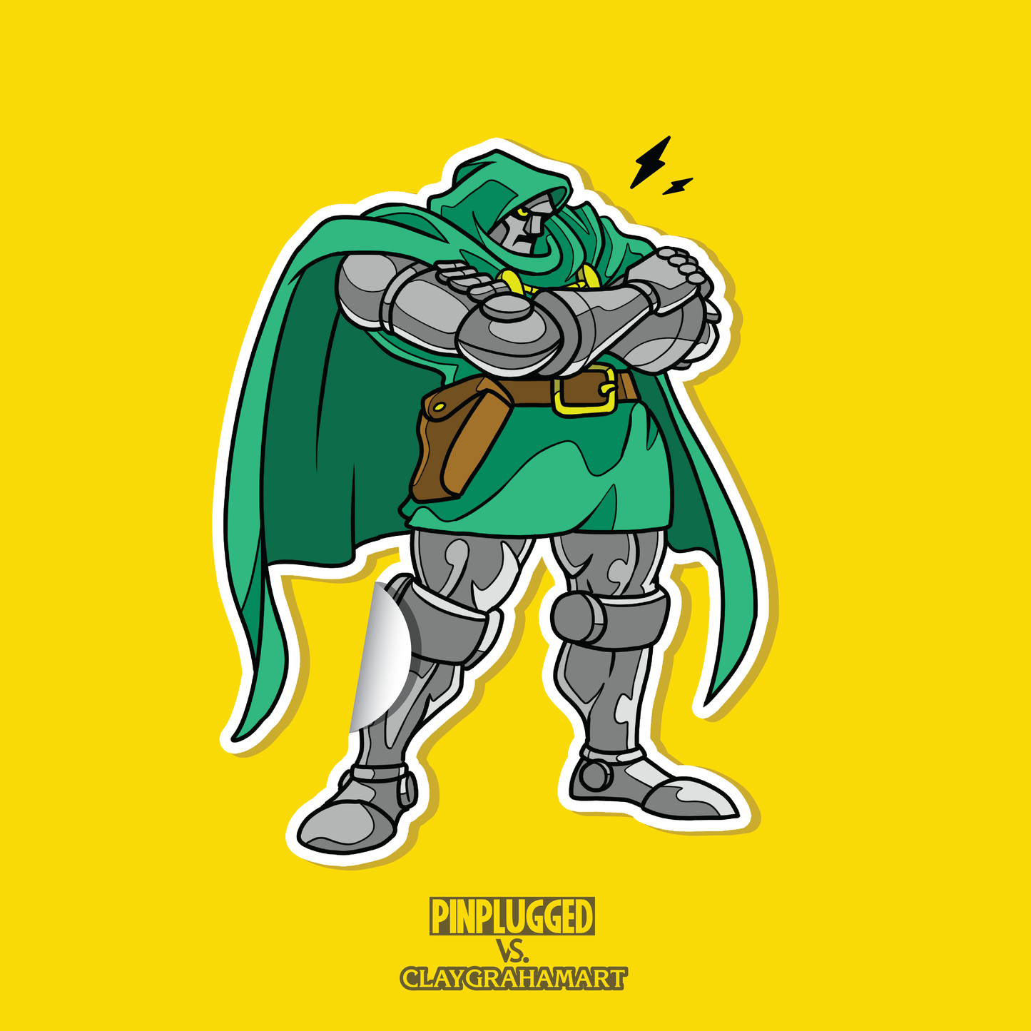 Doctor Doom 4 inch sticker