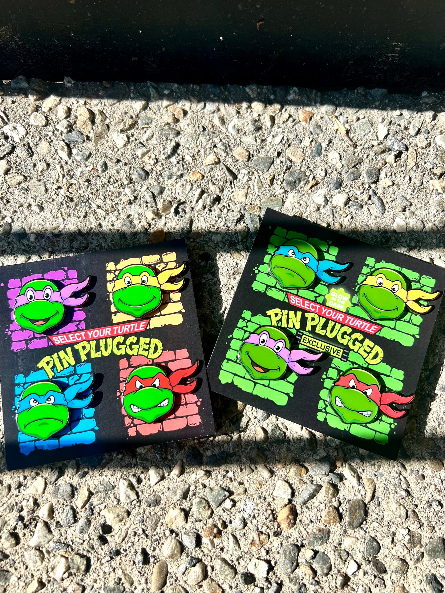 Select your turtle enamel pin set