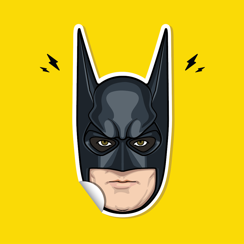 George Clooney 4 inch Sticker