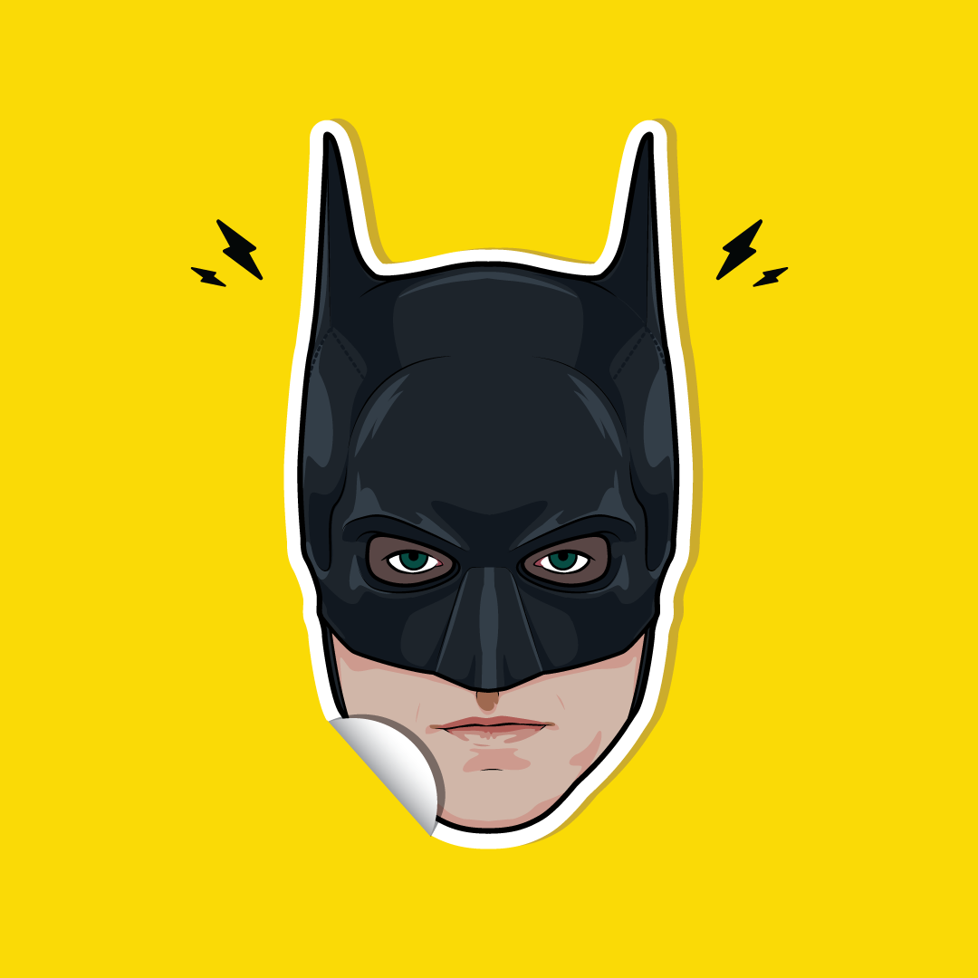 Robert Pattinson 4 inch Sticker