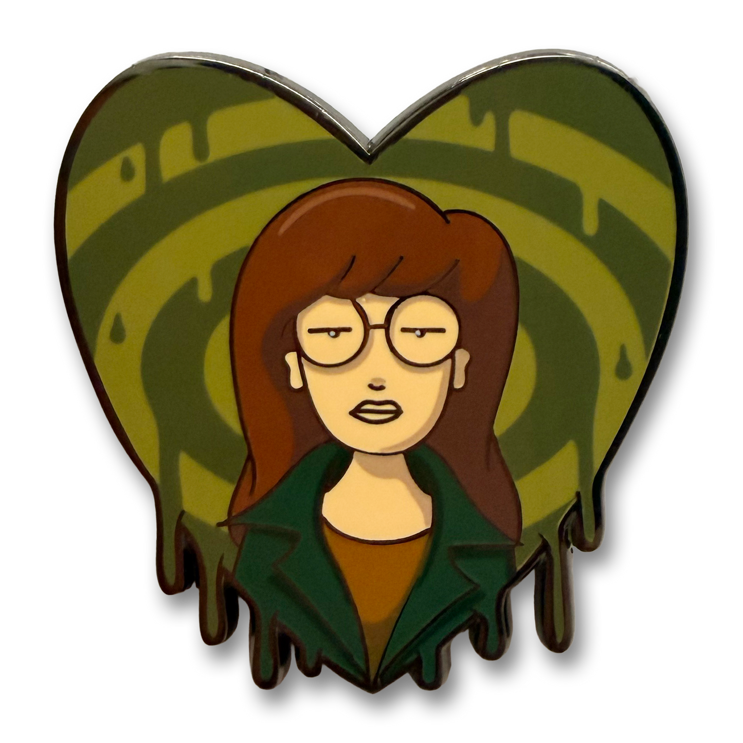 Daria Heart enamel pin
