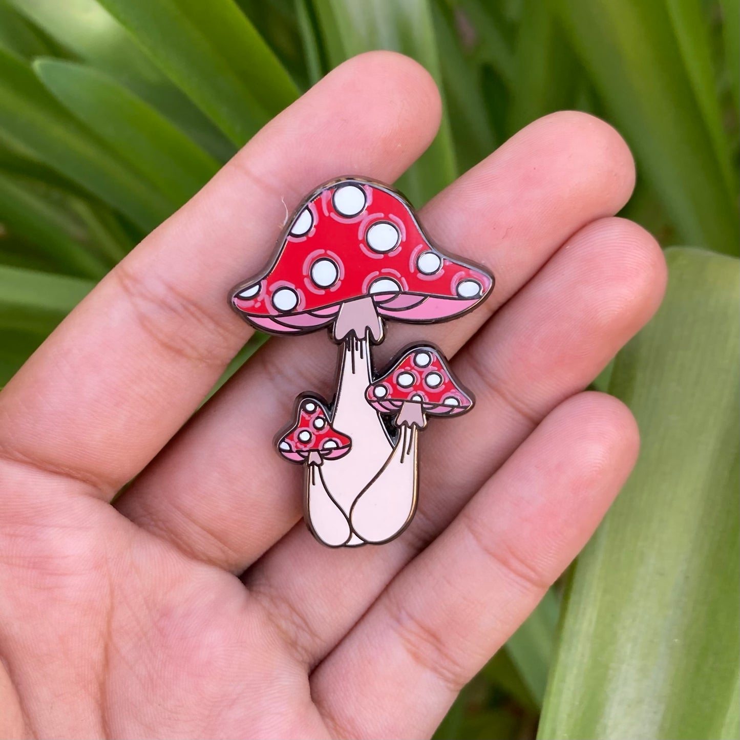 Mushroom Enamel Pin