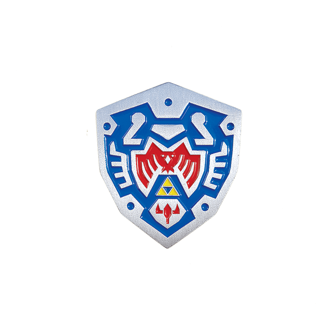 Hero's Shield Enamel Pin - Pin Plugged