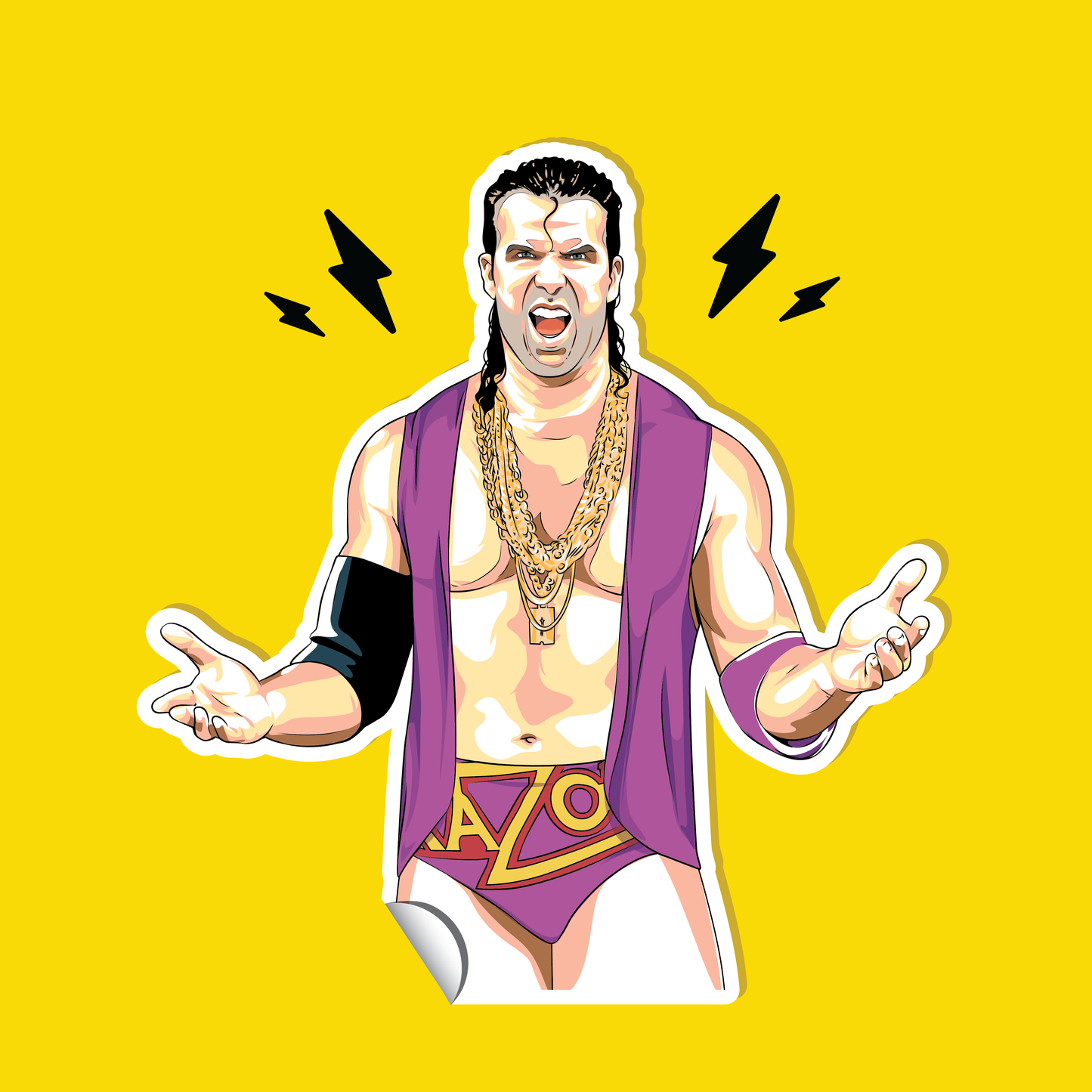 Razor Ramon - 4 inch Sticker