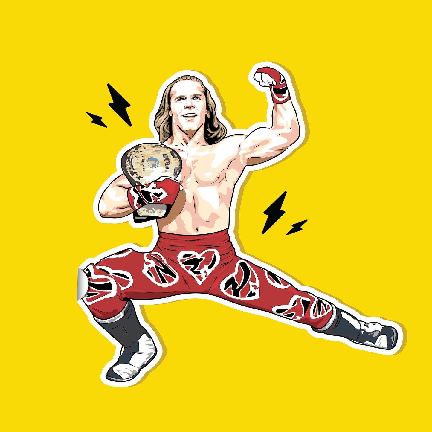 Shawn Michaels - 4 inch Sticker
