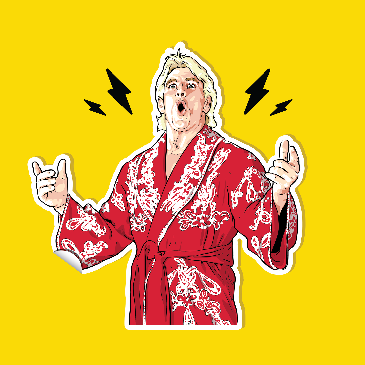 Rick Flair - 4 inch Sticker