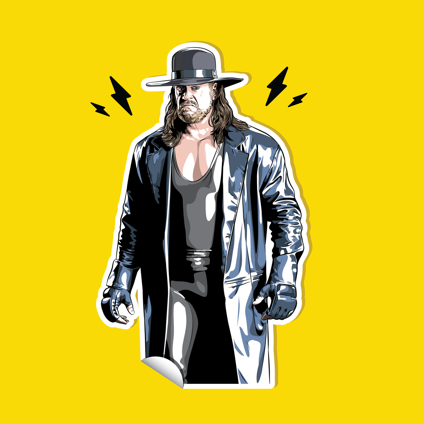 Undertaker - 4 inch Sticker