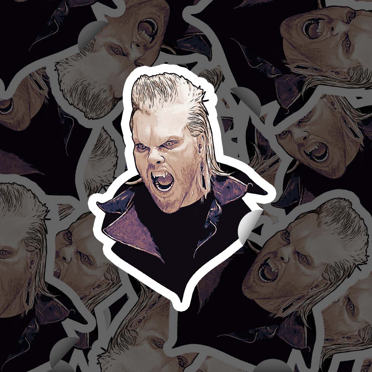 David #1 The Lost Boys - 4 inch Sticker
