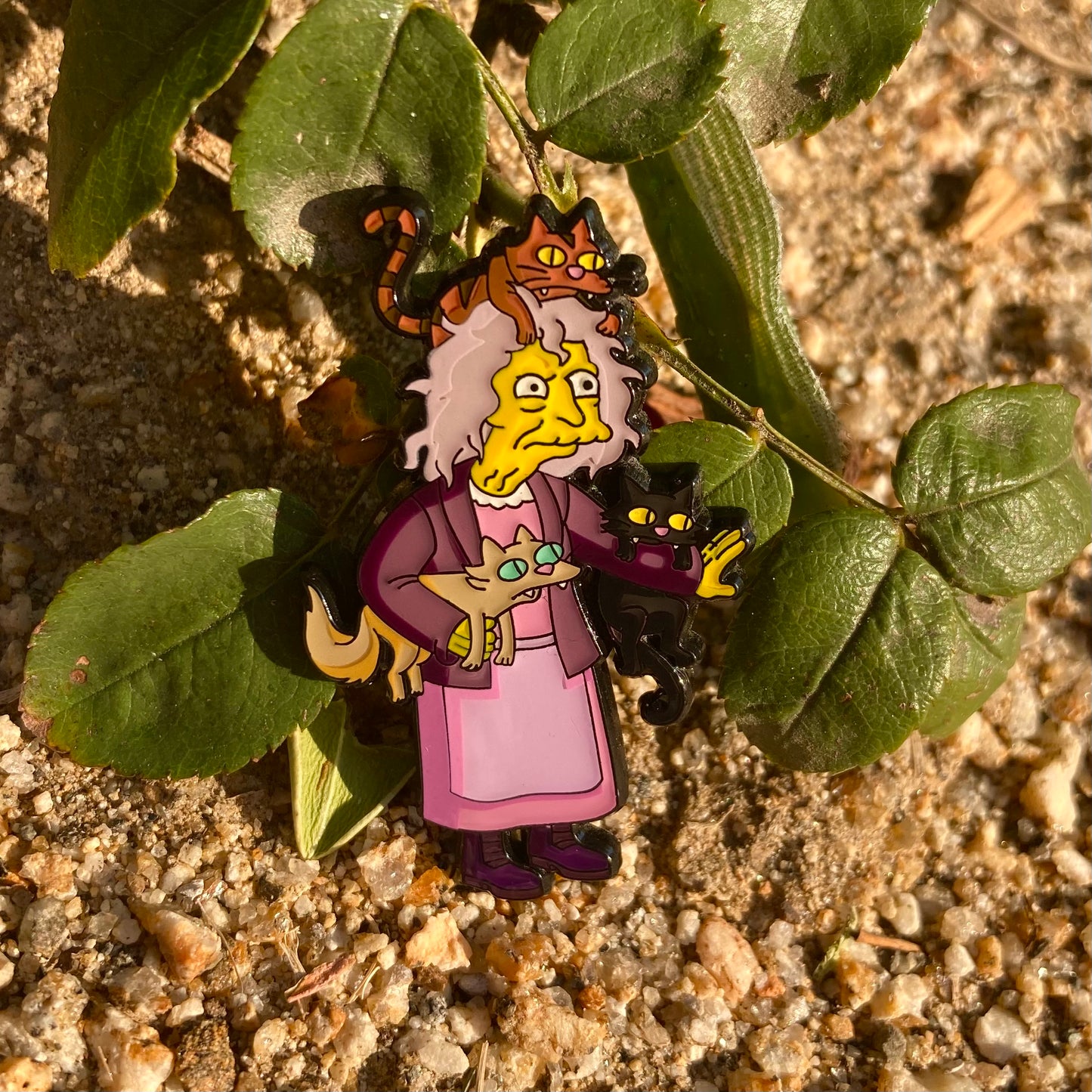 Crazy Cat Lady enamel pin