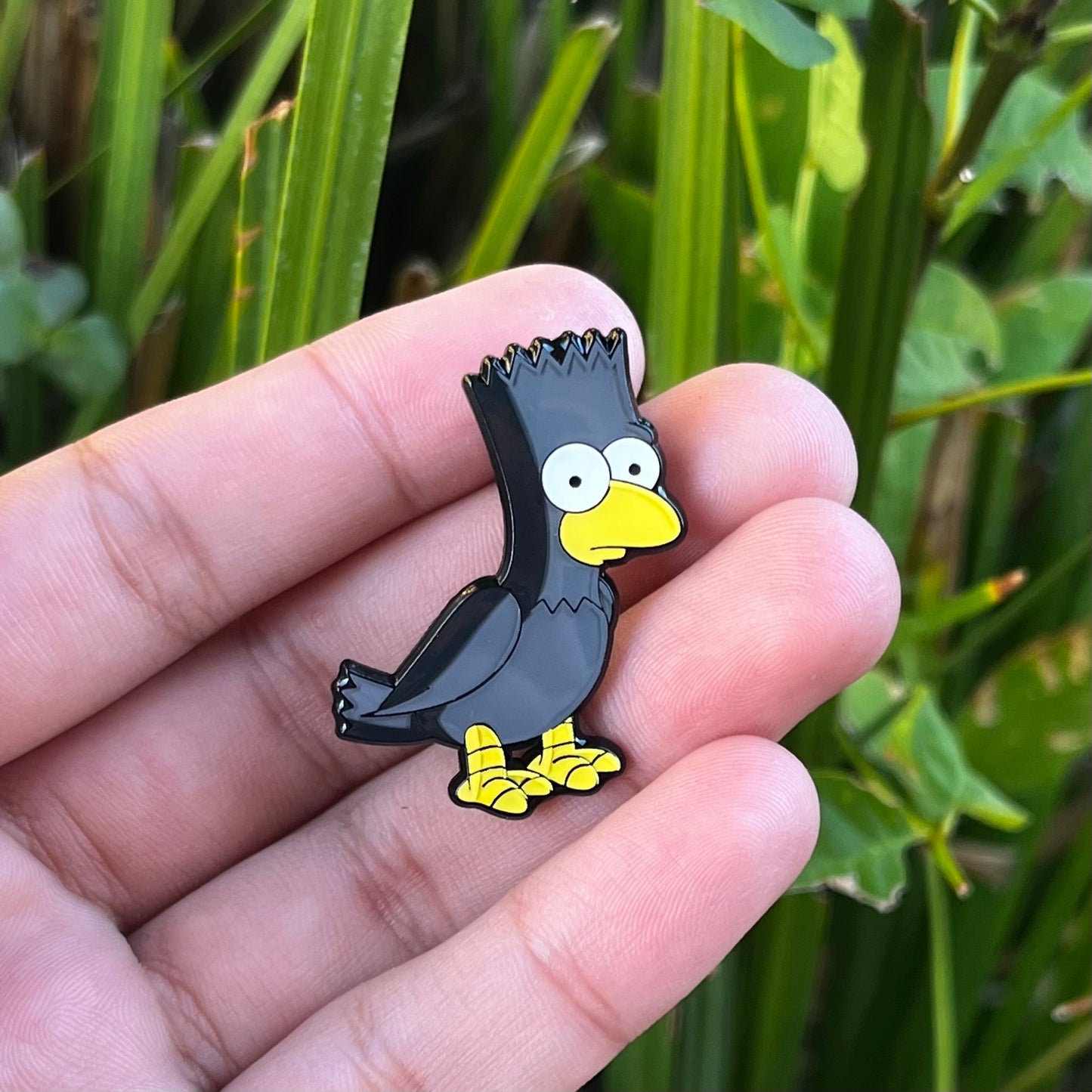 Simp Sons - Never More Raven enamel pin