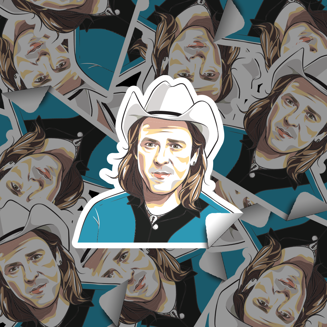 Budd aka Sidewinder 4 inch sticker