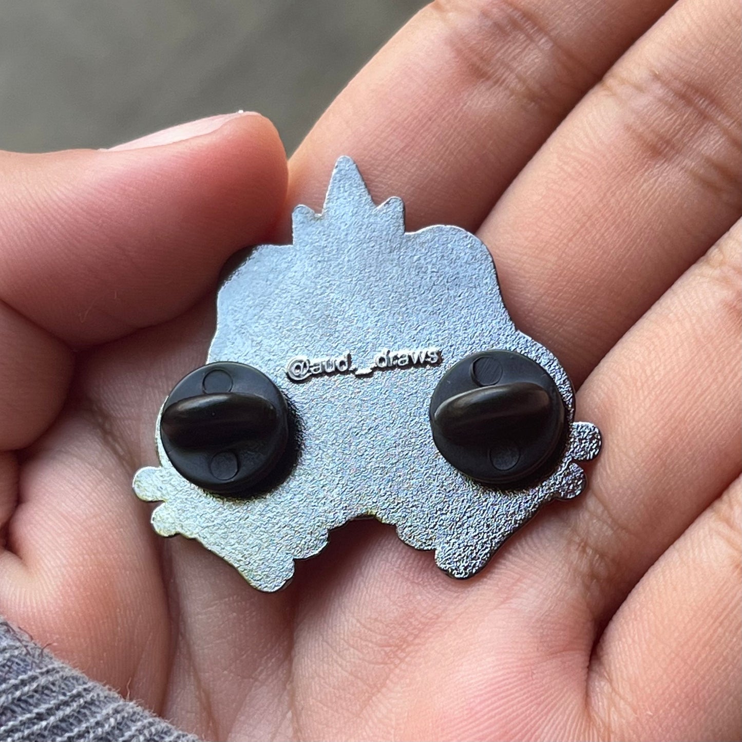 King Frog enamel pin