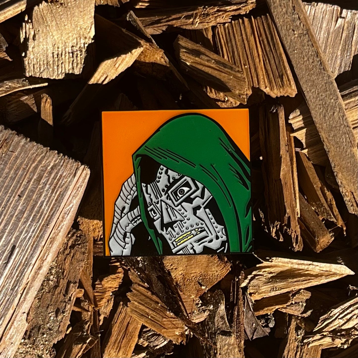 Hooded Villain Enamel Pin