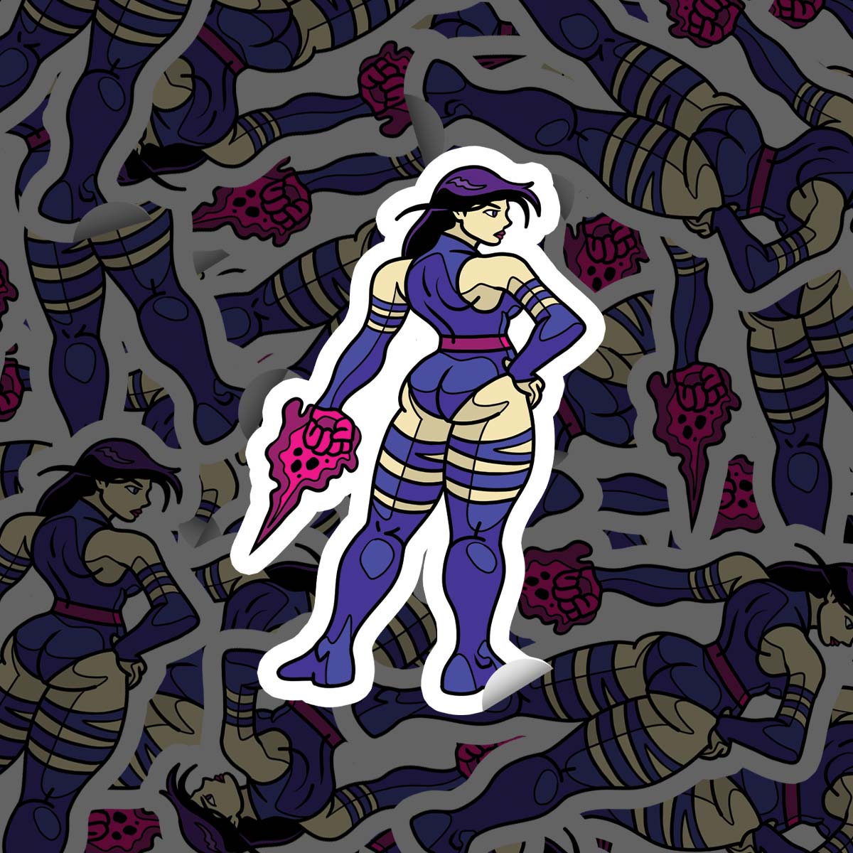 Psylocke Sticker