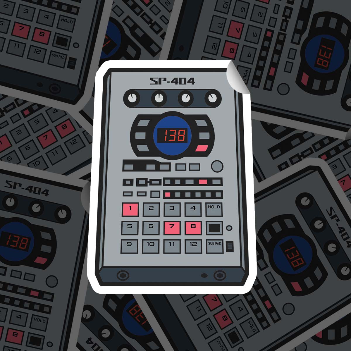 SP 404 - 4 Inch Sticker