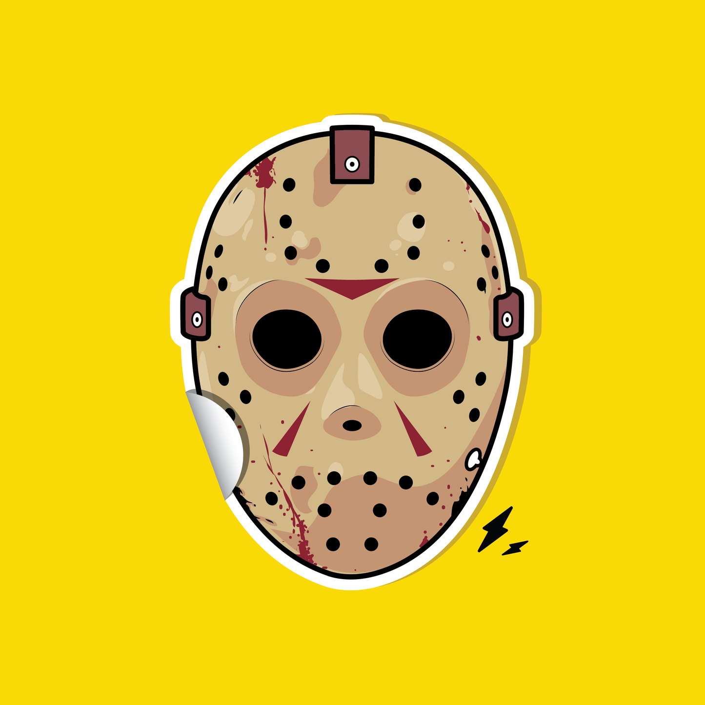 Jason 4 inch Sticker
