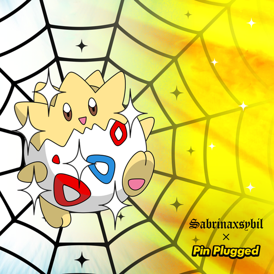 Togepi Enamel Pin - Sabrina Sybil x Pin Plugged Collab