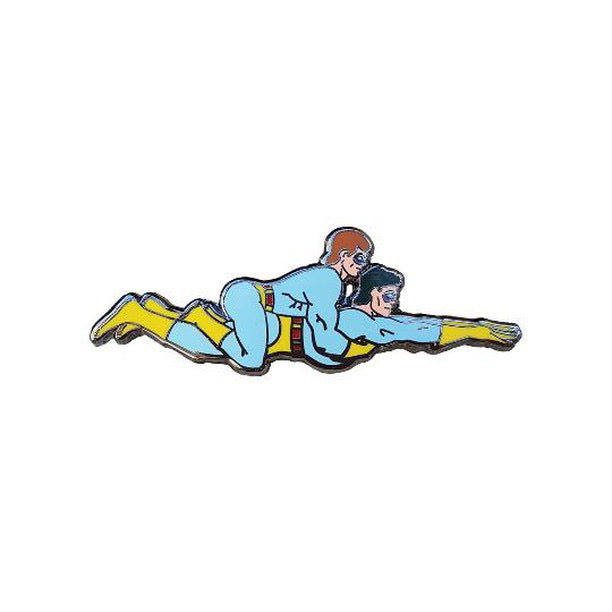 Ambiguously Gay Duo enamel pin