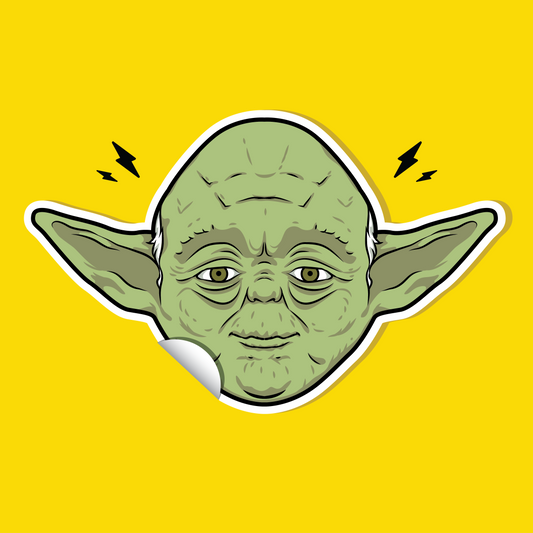 Yoda 4 inch sticker