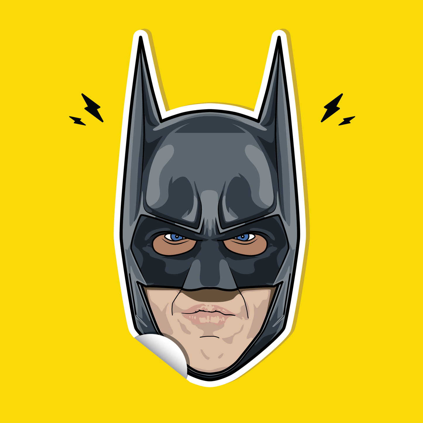 Michael Keaton 4 inch sticker