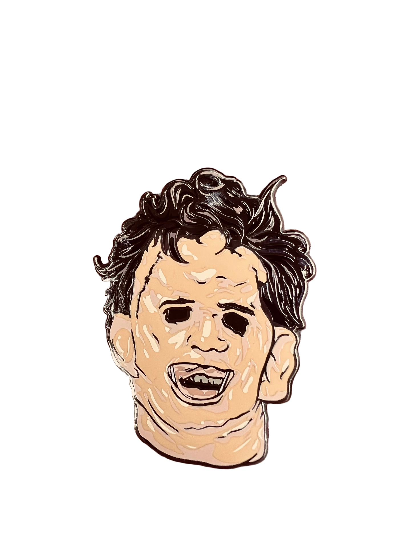 FOD - Leather Face enamel pin