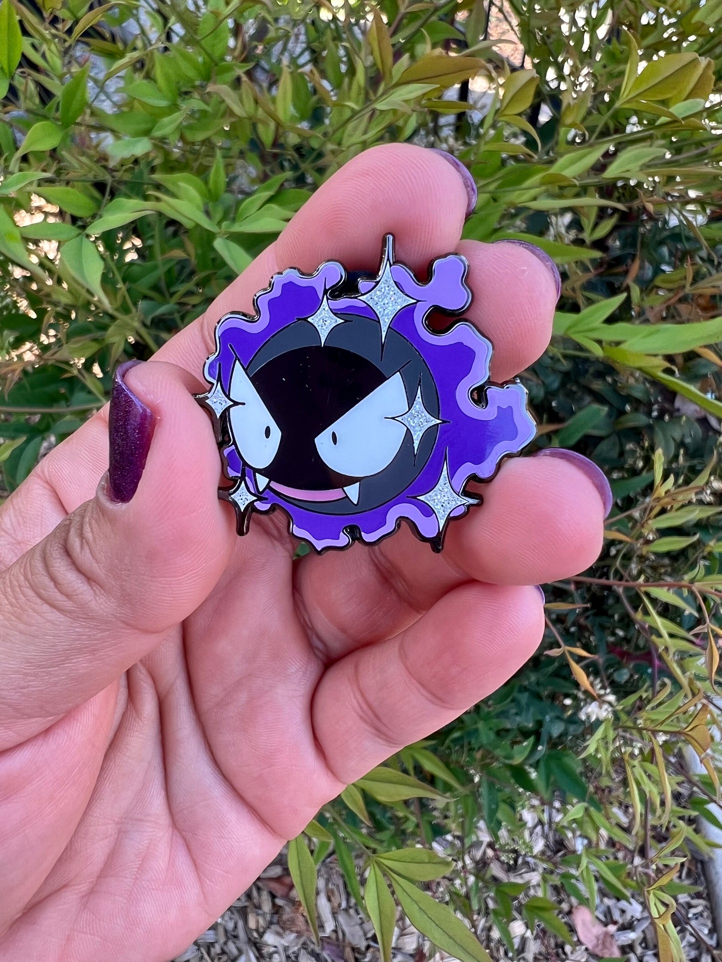 Gastly Enamel Pin - Sabrina Sybil x Pin Plugged Collab