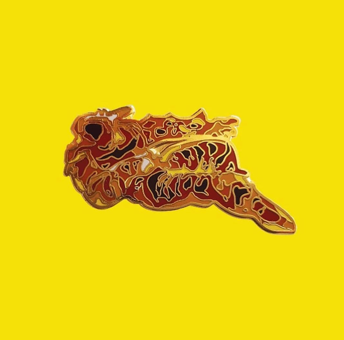 Street Fighter II - Damage Frame enamel pin