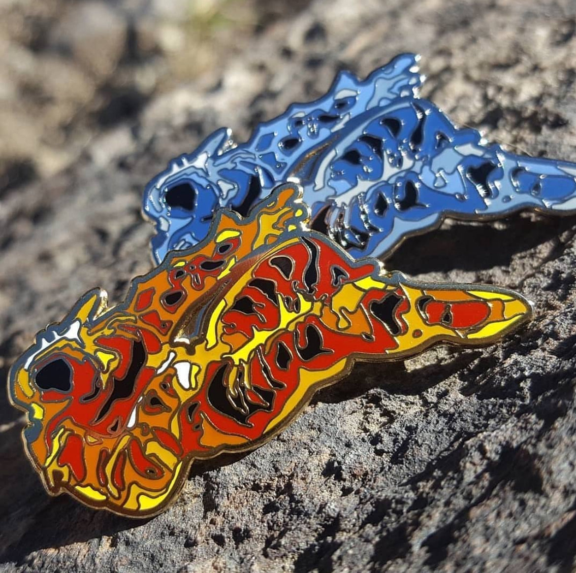 Street Fighter II - Damage Frame enamel pin