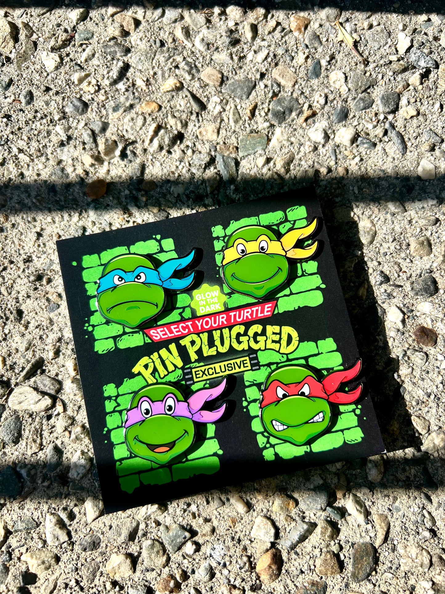Select your turtle enamel pin set