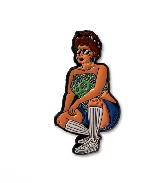 Peggy Enamel Pin