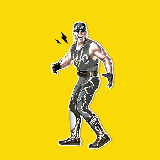 Hollywood Hogan 4 inch sticker
