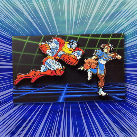 Clay Graham Art VS Pin Plugged Round 4 - Colossus VS Chun-Li