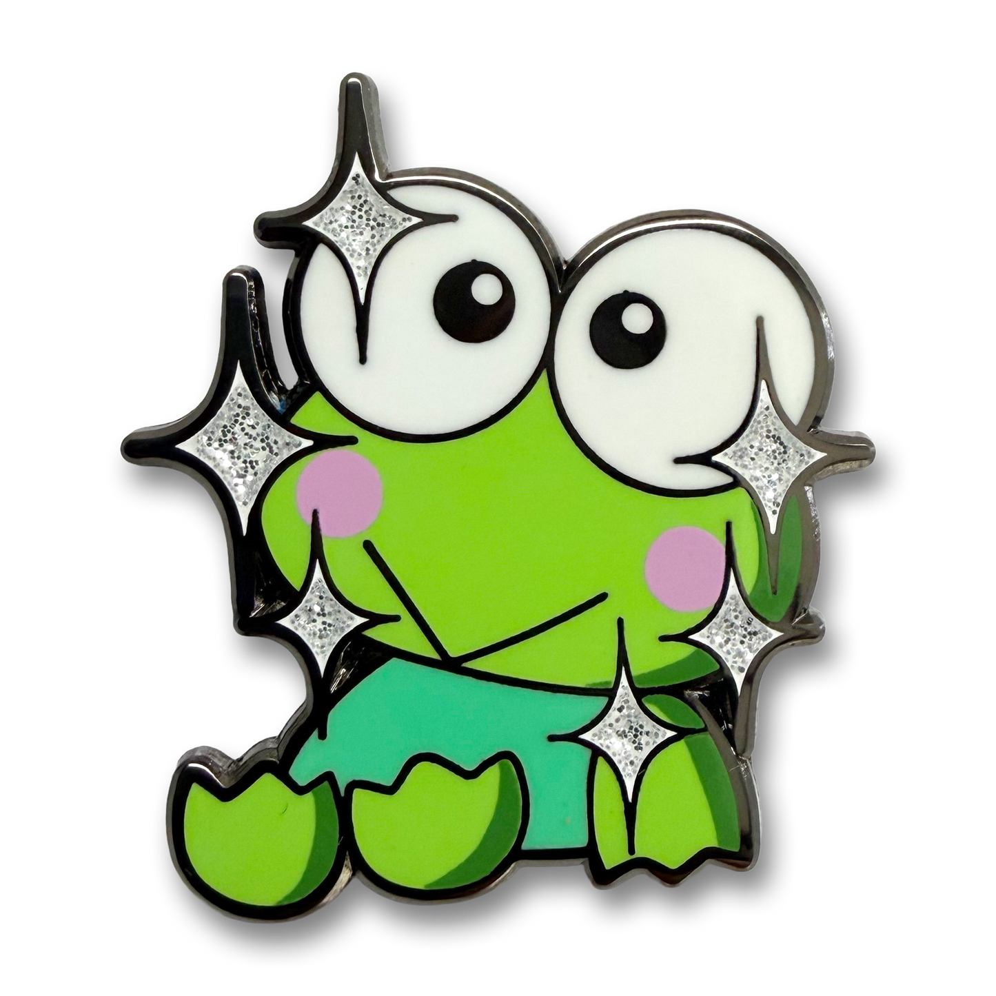 Hello PinPlugged - Keroppi Enamel Pin