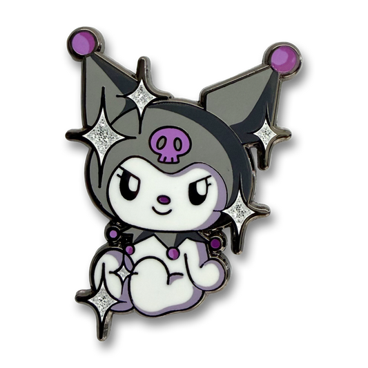 Hello PinPlugged - Kuromi Enamel Pin