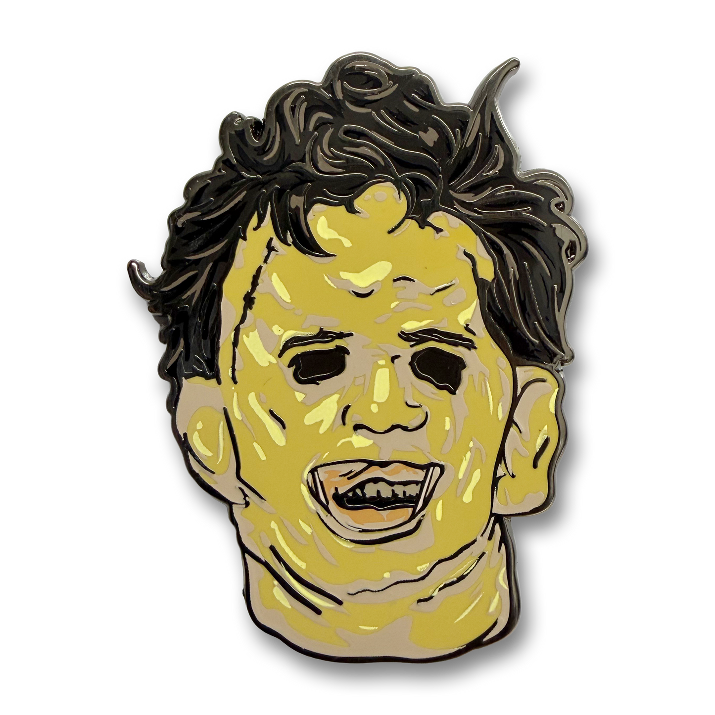 FOD - Leather Face enamel pin