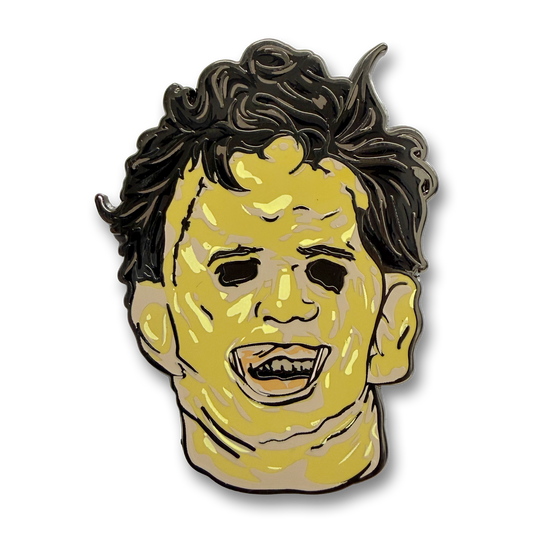 FOD - Leather Face enamel pin